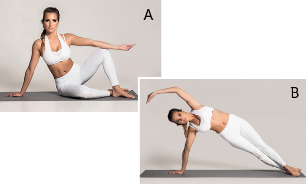 Flexão lateral Flexão lateral