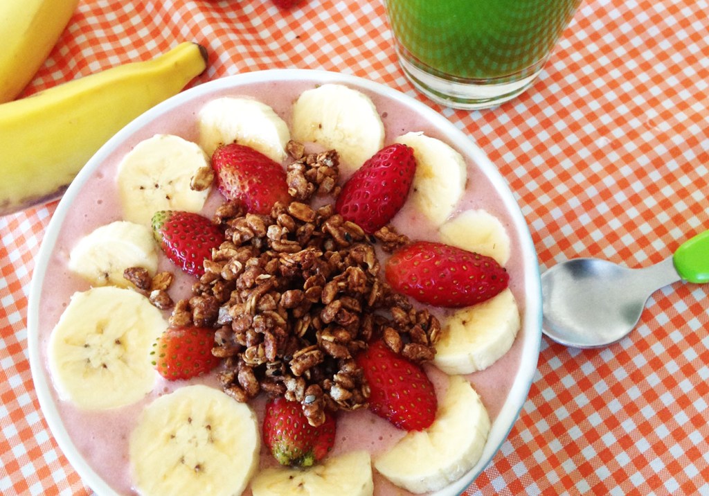 3 opções de café da manhã saudável para as crianças