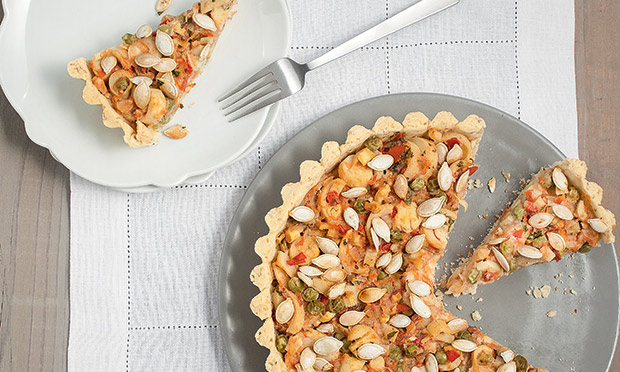 Torta de palmito glúten-free Torta de palmito glúten-free