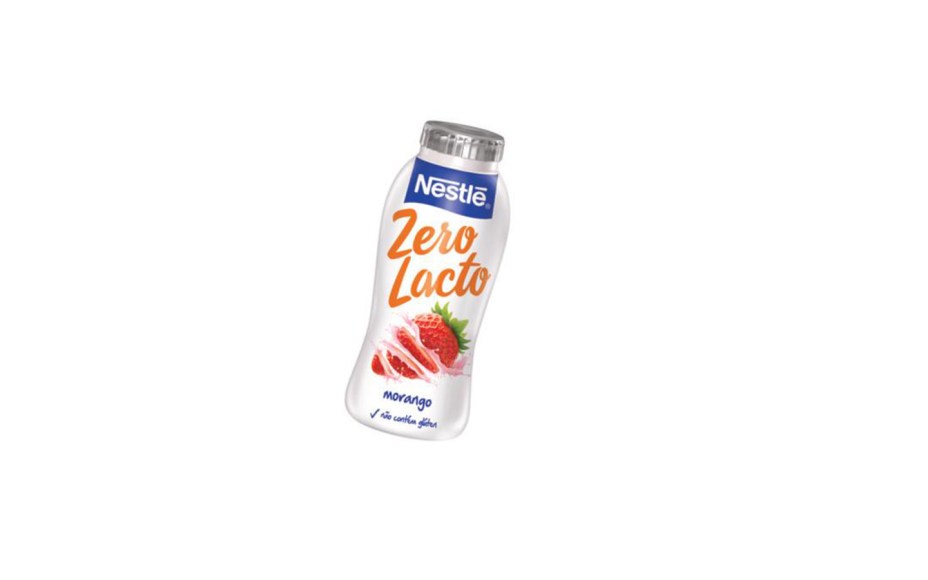 A Nestlé lançou a linha de iogurte Zero Lacto, a primeira da marca sem lactose. São dois sabores na versão líquida: maracujá e morango (com sucralose). A garrafinha (170 g, R$ 2,29) tem 63 calorias.Preços pesquisados em outubro de 2016. A Nestlé lançou a linha de iogurte Zero Lacto, a primeira da marca sem lactose. São dois sabores na versão líquida: maracujá e morango (com sucralose). A garrafinha (170 g, R$ 2,29) tem 63 calorias.Preços pesquisados em outubro de 2016.