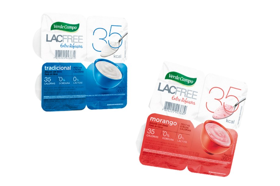 A Verde Campo lançou o iogurte Lacfree 35. Como o nome já diz, o potinho (90 g) tem apenas 35 calorias – ideal para um lanche leve. Adoçado com estévia (R$ 7,98*, quatro unidades).<em>*Preço pesquisado em fevereiro de 2017</em> A Verde Campo lançou o iogurte Lacfree 35. Como o nome já diz, o potinho (90 g) tem apenas 35 calorias – ideal para um lanche leve. Adoçado com estévia (R$ 7,98*, quatro unidades).<em>*Preço pesquisado em fevereiro de 2017</em>