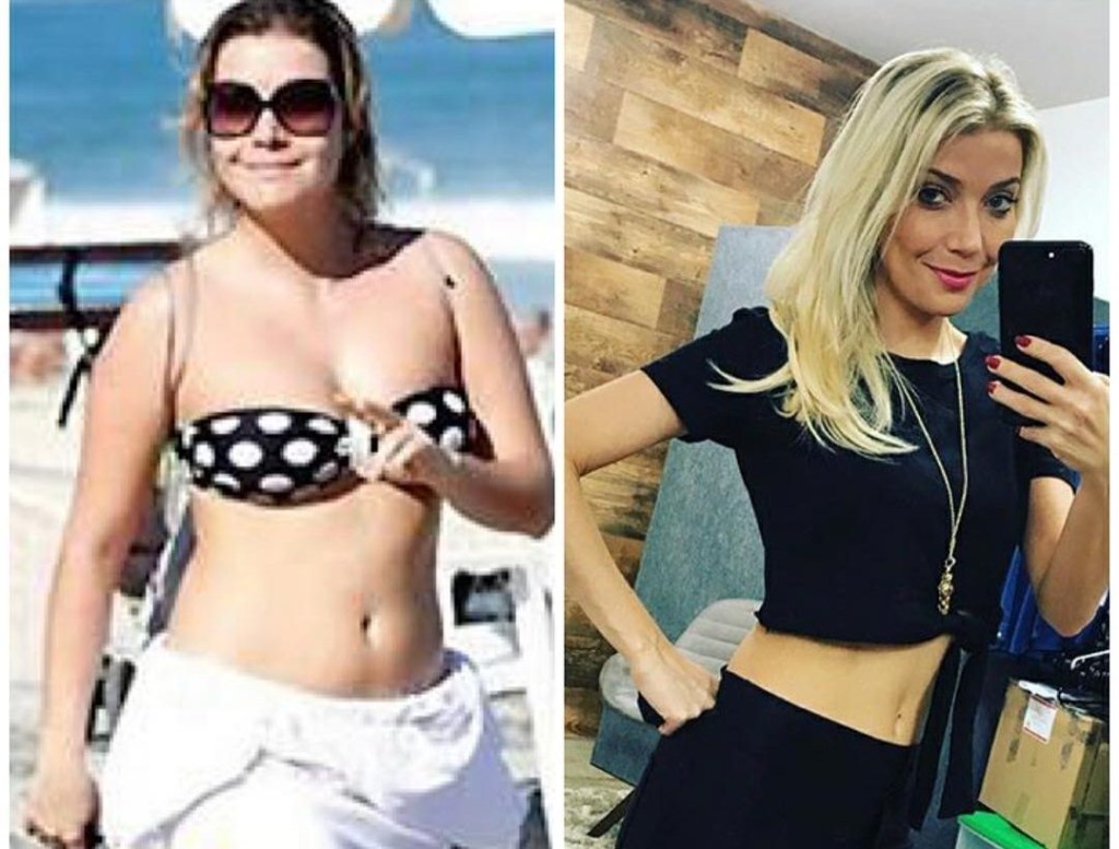 Antes e depois: veja fotos da mudança do corpo de Luiza Possi