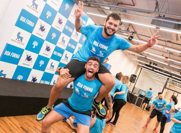 Fim de treino com muita animação Fim de treino com muita animação