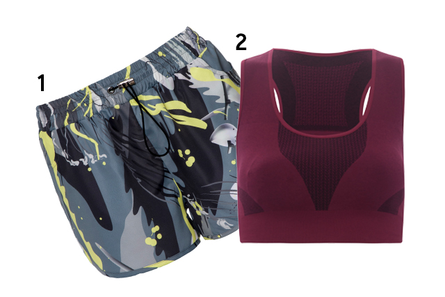 1. Short, <a href="https://www.alphorria.com.br/" target="_blank" rel="noopener">Alphorria</a>, R$ 370; 2. Top, <a href="https://loja.bluebeach.com.br/" target="_blank" rel="noopener">Bluebeach</a>, R$ 80 (preços pesquisados em outubro de 2017).  1. Short, <a href="https://www.alphorria.com.br/" target="_blank" rel="noopener">Alphorria</a>, R$ 370; 2. Top, <a href="https://loja.bluebeach.com.br/" target="_blank" rel="noopener">Bluebeach</a>, R$ 80 (preços pesquisados em outubro de 2017).