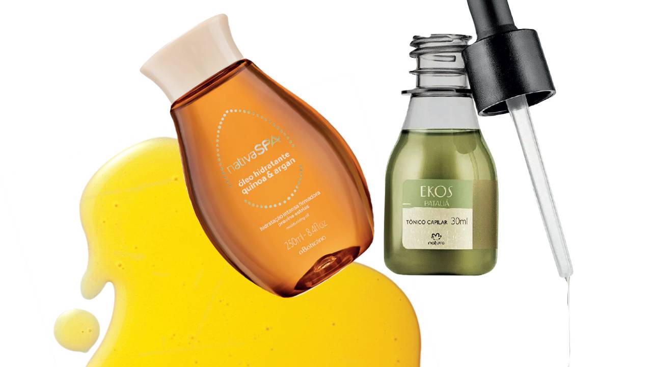 Produtos do Boticário e da Natura