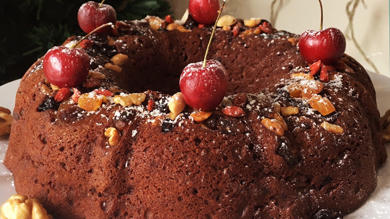 Bolo-rei vegano