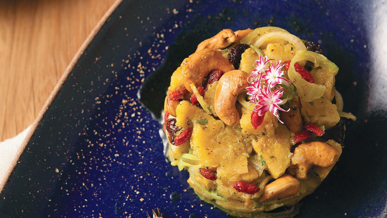 Tartare de banana-da-terra