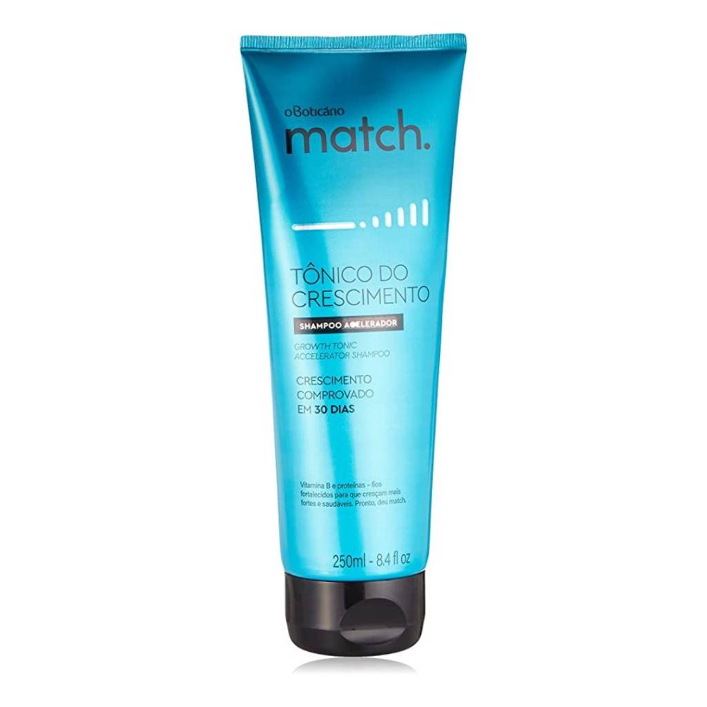 Embalagem do Match Shampoo Tônico do Crescimento