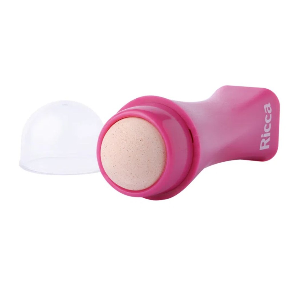 pedra antioleosidade Ricca Rolo Facial Super Pedra Vulcânica para Oleosidade