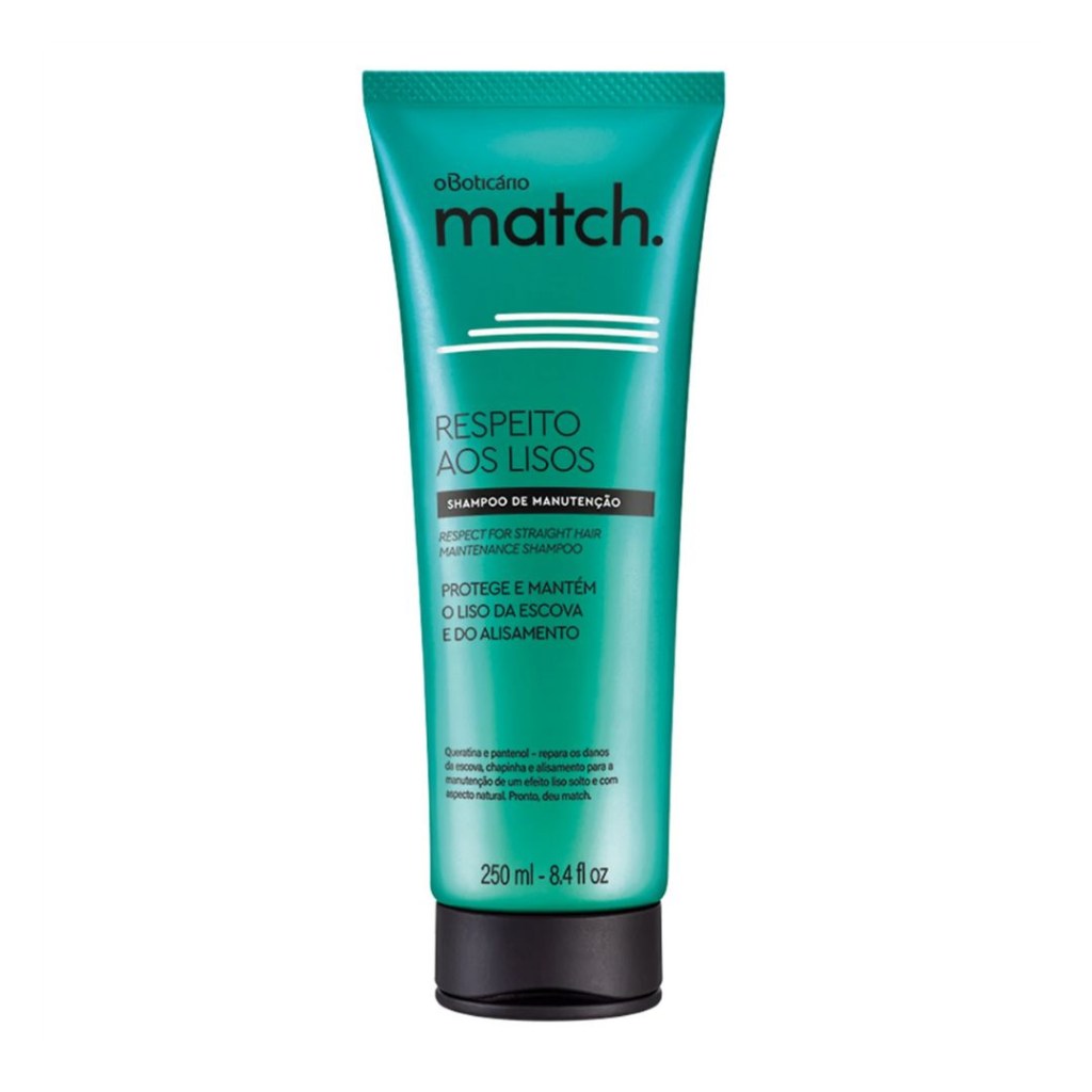 oboticário match respeito aos lisos Shampoo Match Respeito aos Lisos