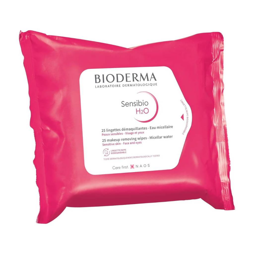 bioderma lenços Lenço Micelar Dermatológico Sensibio H2O