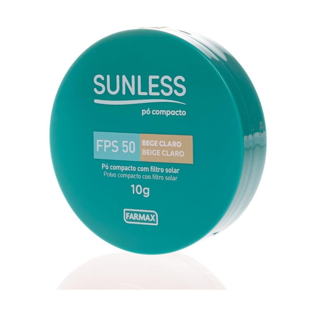 sunless pó compacto protetor solar em pó sunless