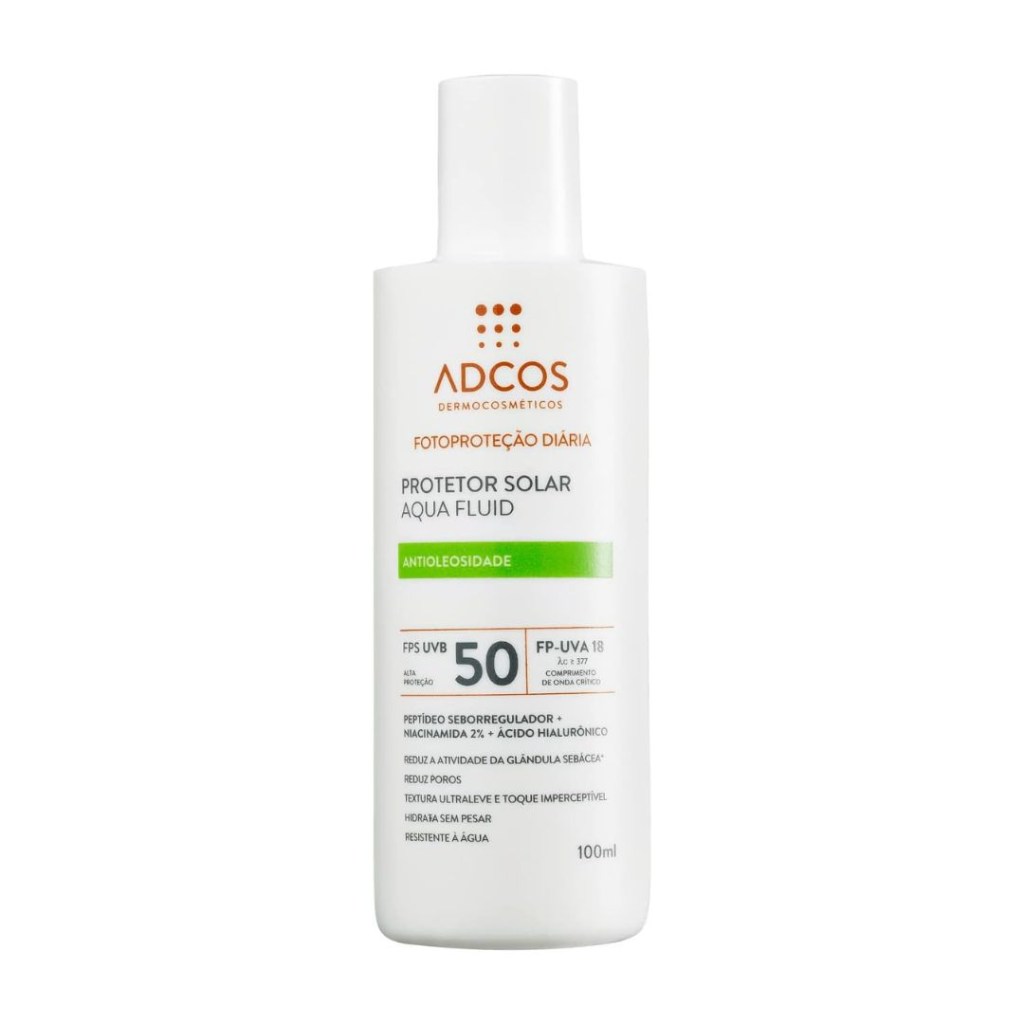 adcos protetor solar acqua fluid