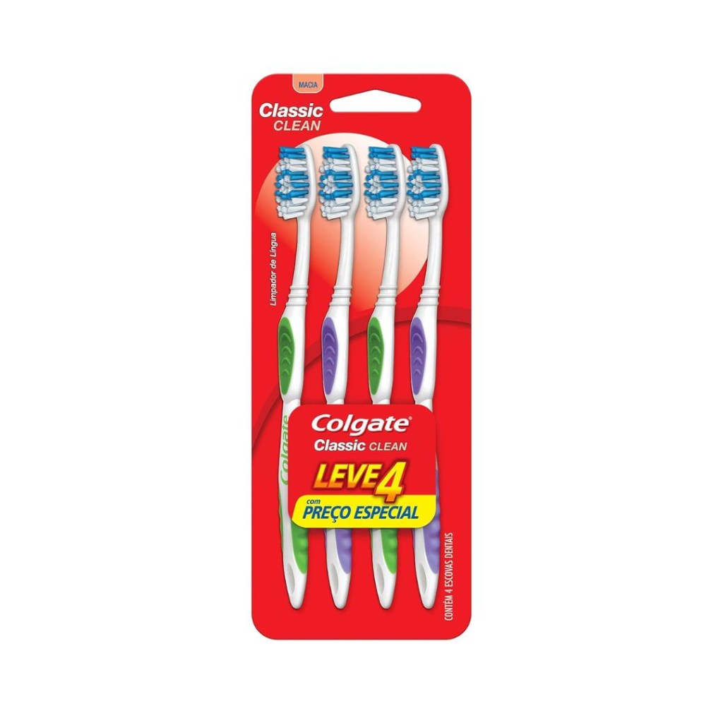 escova colgate Escova Cerdas Macias Colgate