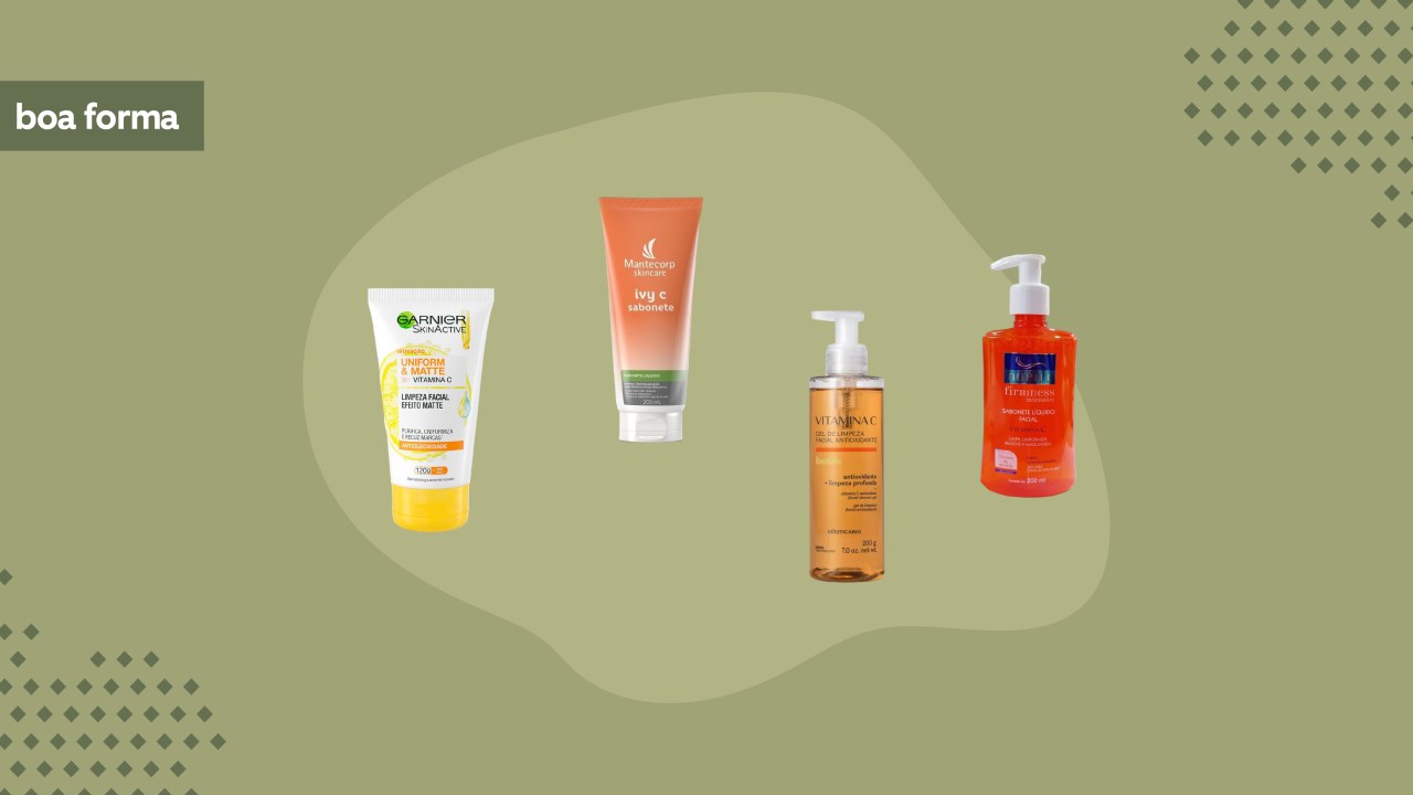 sabonete facial com vitamina C
