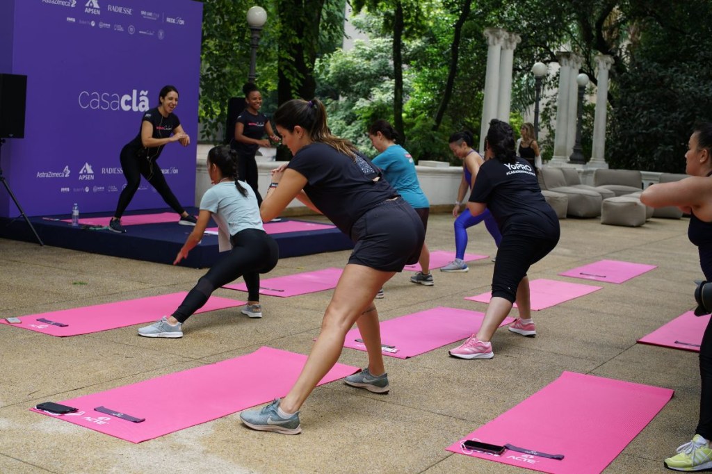 Casa Clã 2024: inscritas fazem treino funcional com Instituto Cau Saad