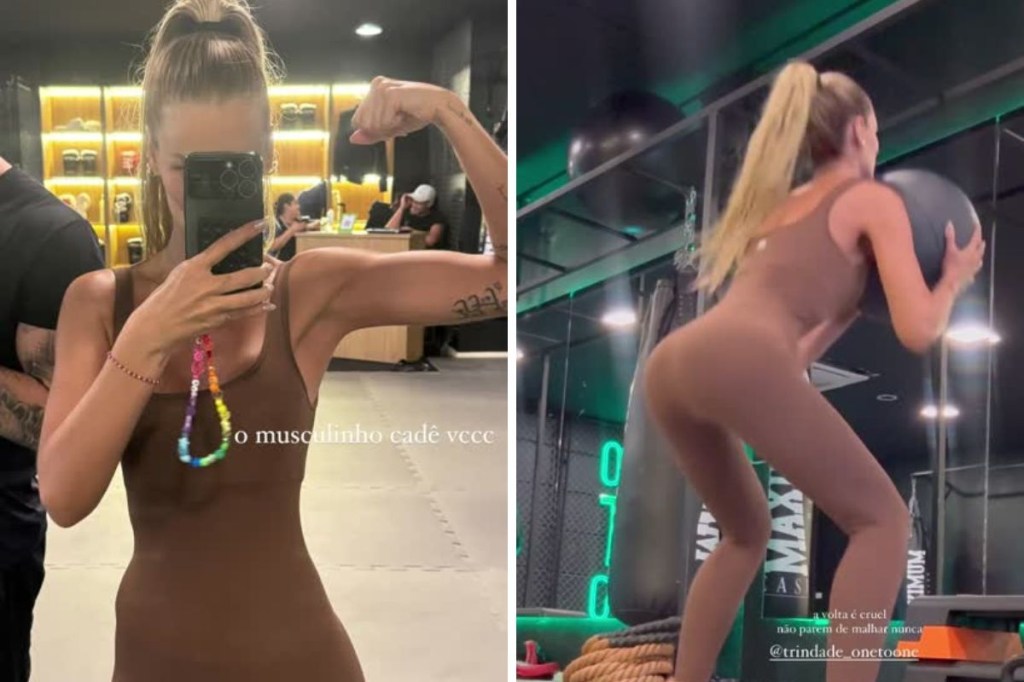 yasmin brunet e vanessa lopes (1) Yasmin Brunet e Vanessa Lopes treinam juntas