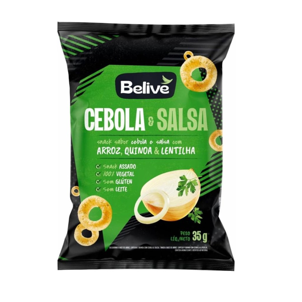 Belive Snack Cebola e Salsa