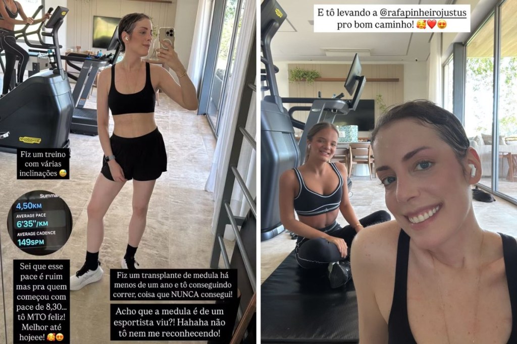fabiana justus correr na esteira transplante de medula fabiana justus correr na esteira transplante de medula
