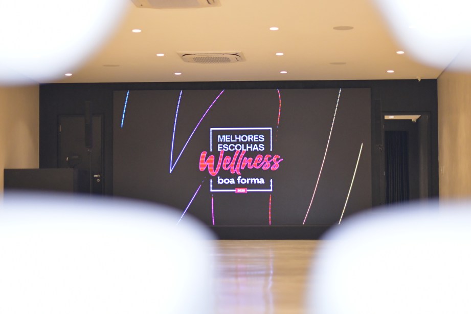 Palco do evento de Melhores Escolhas Wellness de 2025 |