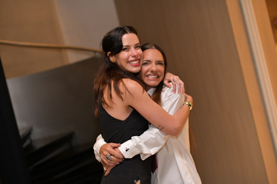 Larissa Serpa, editora-chefe de Boa Forma, e Cau Saad, personal trainer |