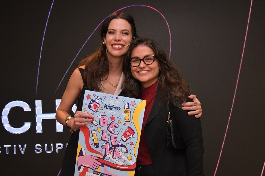 Larissa Serpa, editora-chefe de Boa Forma, e Tiffany Pancas, PR Sênior do Grupo L'Oréal no Brasil, na FSB Holding |