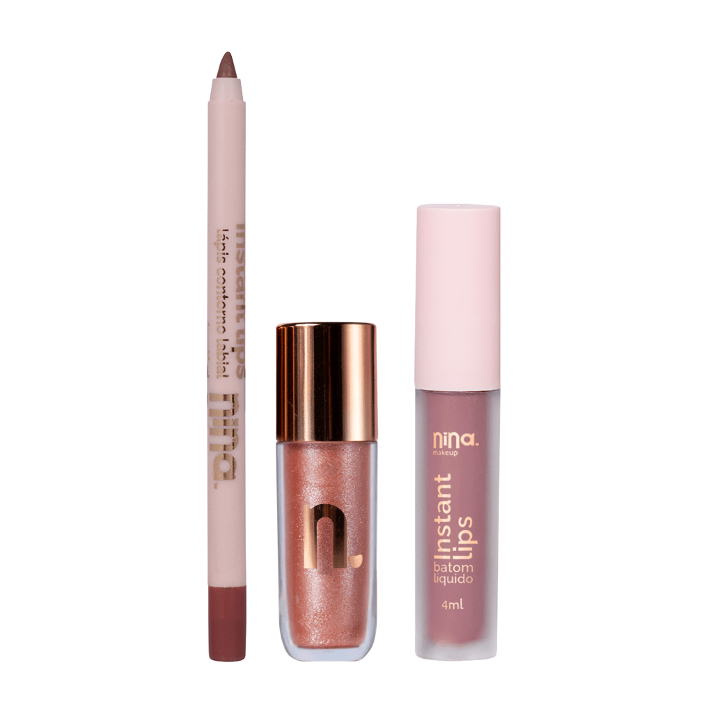 nina makeup Lip Combos Dia do Beijo Nina Makeup