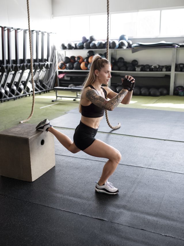 Capa de: 4 variações do agachamento búlgaro para o seu treino