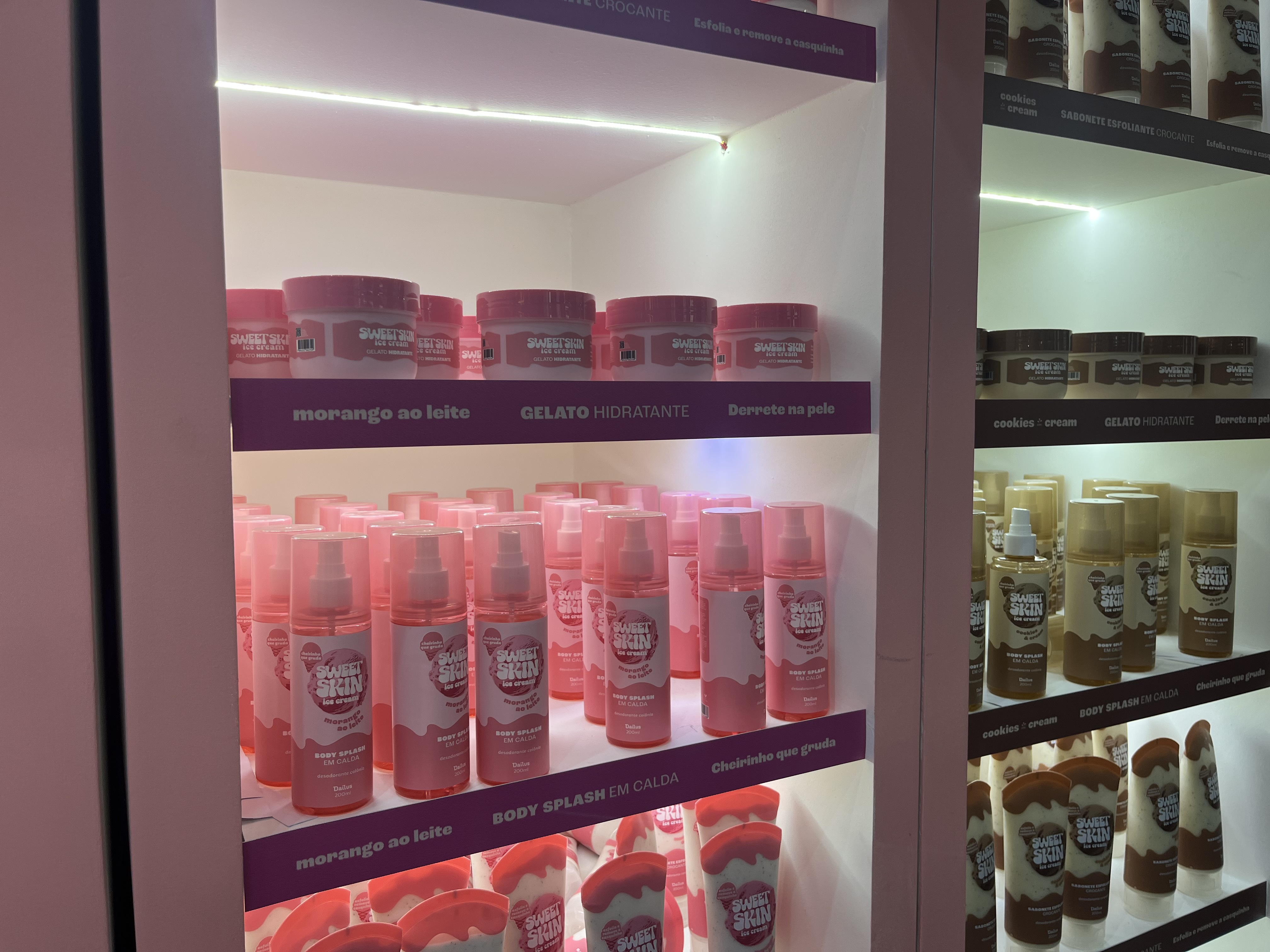 Linha Morango ao Leite Dailus